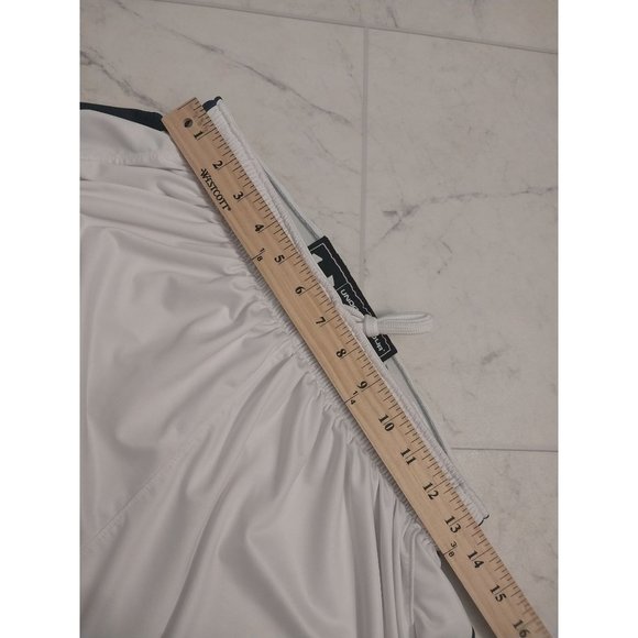 Under Armour Authentic Performance Basketball Shorts White Gold Blue Mens Medium - Picture 7 of 9